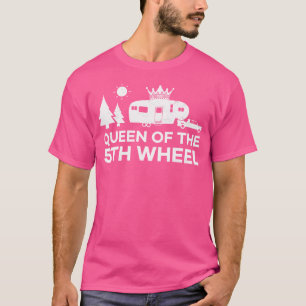T-shirt Reine De La Caravane À Sellette Camper Rv Vacances