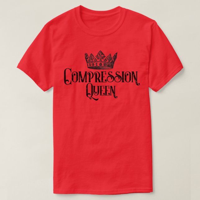 T-shirt Reine de la compression (Design devant)