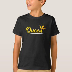 T-shirt Reine de la Couronne Princesse Gold Royal Funny Id
