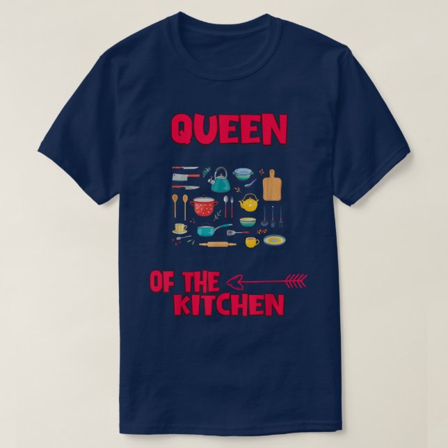 T-shirt Reine De La Cuisine (Design devant)