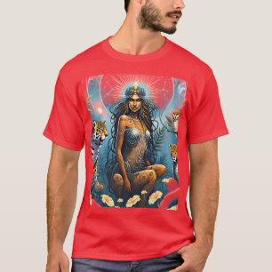T-shirt Reine de la jungle 🌌 Pourcentage Céleste Safari