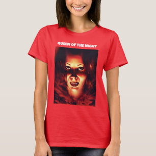 T-shirt Reine de la Nuit. Femme vampire