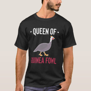 T-shirt Reine de la pintade poulet oiseau