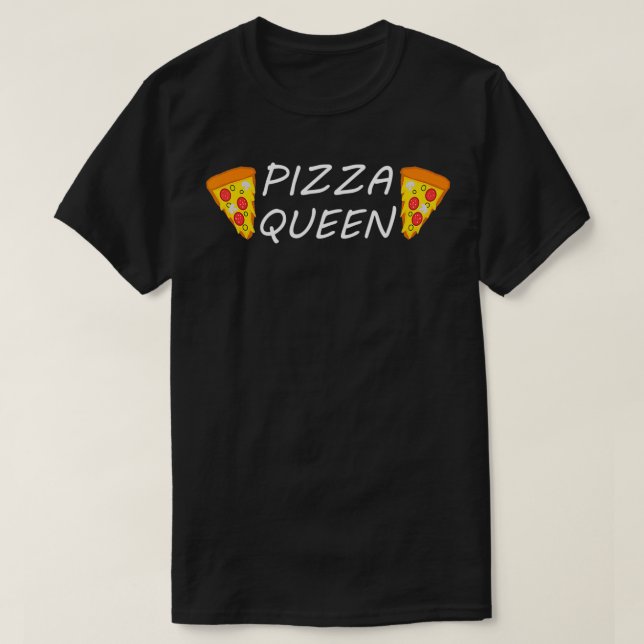 T-shirt Reine de la pizza (Design devant)