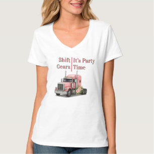 T-shirt Reine de la route Anniversaire Femme conducteur de