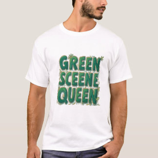 T-shirt Reine de la scène verte