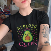 Reine de l'avocat mignonne avec cœur Keto Fille cu