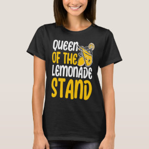 T-shirt Reine De L'entreprise De Jus De Citron Stand De Li