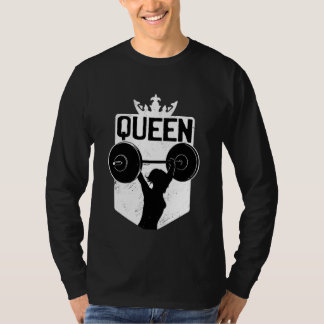 T-shirt Reine de levage Entraînement Gym Fitness Amis Form