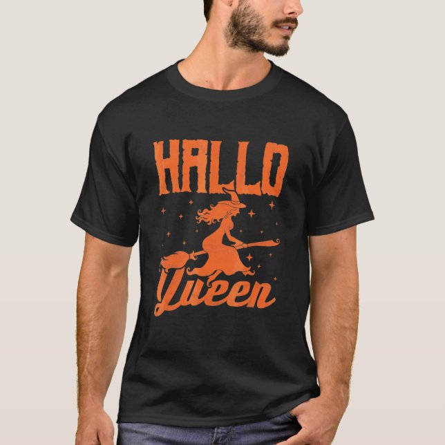 T-shirt Reine de l'Halloween Sorcière (Devant)