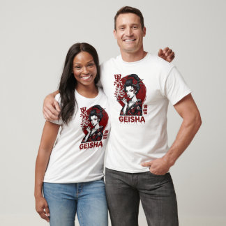 T-Shirt Reine de l'Ombre Geisha | Geis Gothique Ja