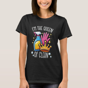 T-shirt Reine de l'uniforme de nettoyage pour l'entretien