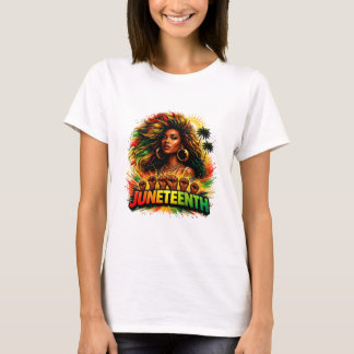 T-shirt Reine de l'unité de la mélanine