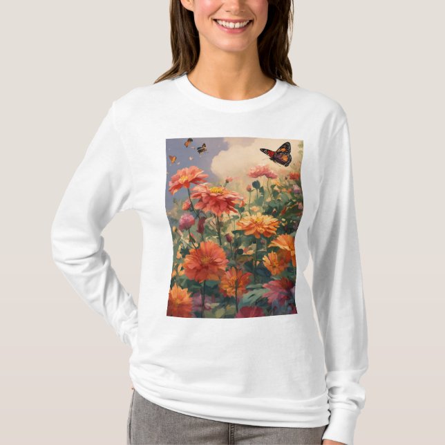 T-shirt "Reine de mon monde" (Devant)