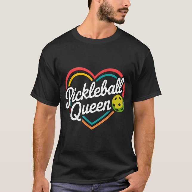 T-shirt Reine de pickleball  (Devant)