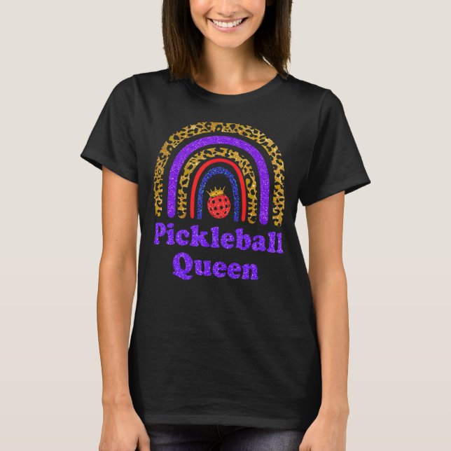 T-shirt Reine De Pickleball Mignonne Pour Les Femmes J'Aim (Devant)