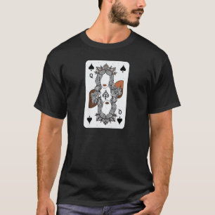 T-shirt Reine de Pique de Mélanine Féminine Mois de l'Hist