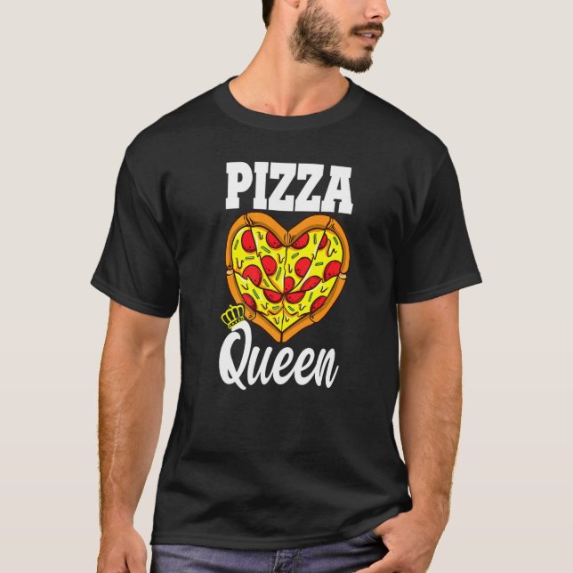 T-shirt Reine de Pizza  Chef de Pizza (Devant)