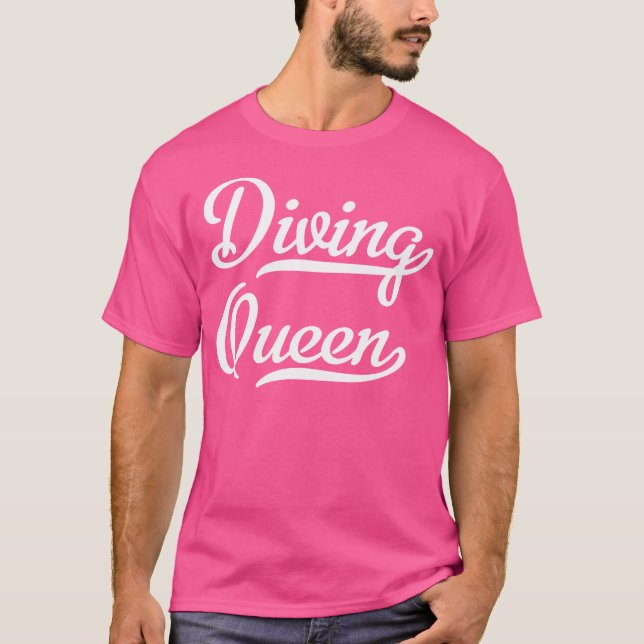 T-shirt Reine de plongée (Devant)