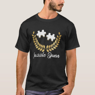 T-shirt Reine de puzzle maman mère fête des mères drôle én