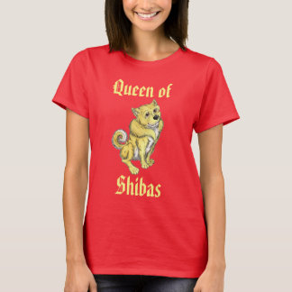 T-shirt Reine de Shibas