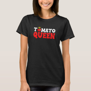 T-shirt Reine de Tomate Fruit Légume Fête des Mères Jardin