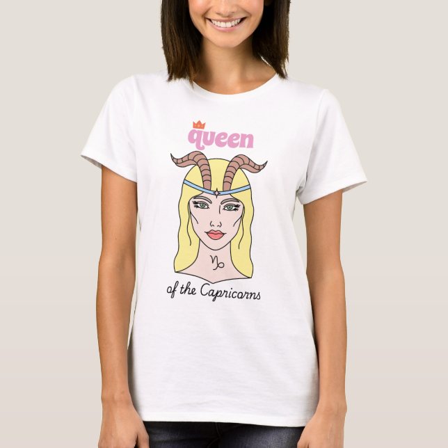 T-shirt Reine des Capricornes (Devant)