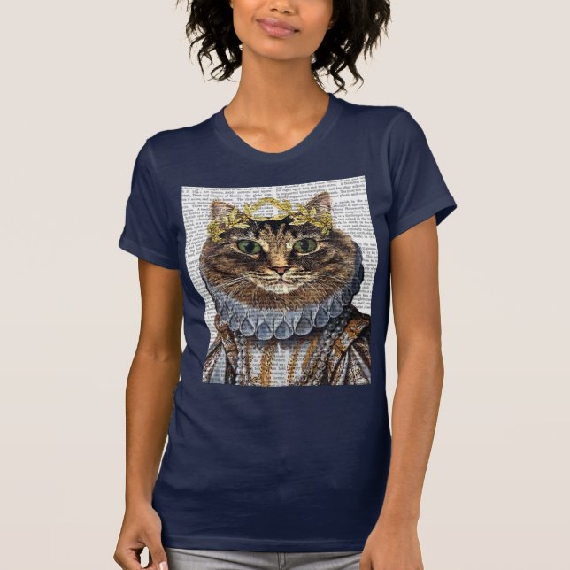 T-shirt Reine des chats (Devant)