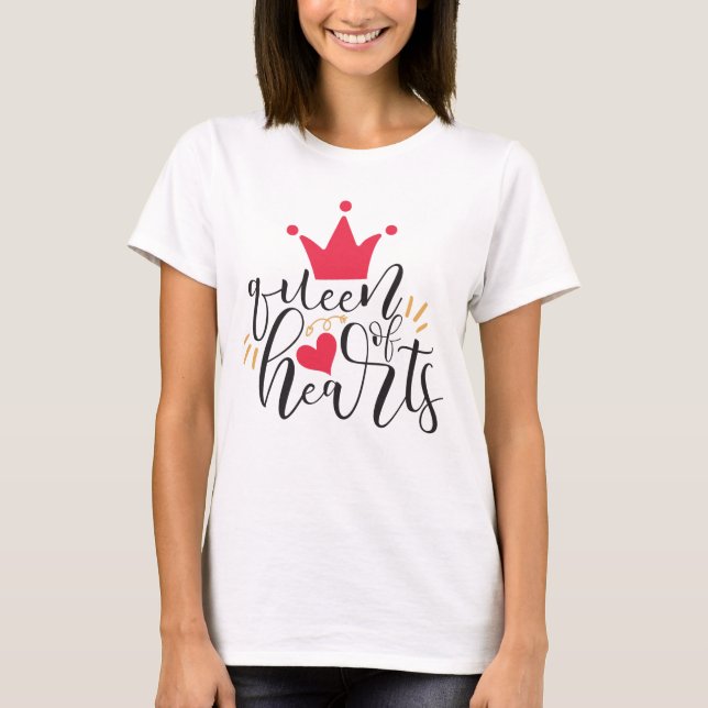 T-shirt Reine des coeurs (Devant)