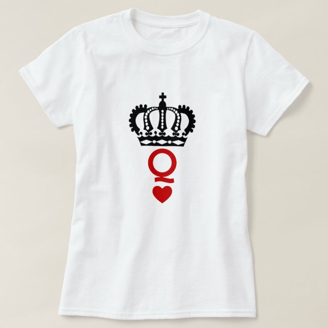 T-shirt Reine des coeurs (Design devant)