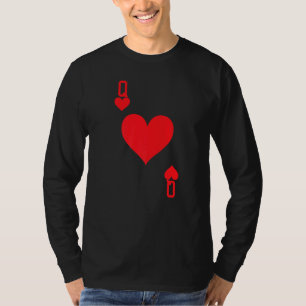 T-shirt Reine Des Coeurs - Carte De Jeu Costume D'Hallowee