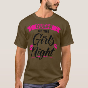 T-shirt Reine des femmes de la soirée entre filles, mariée