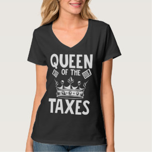 T-shirt Reine des impôts Expert-comptable CPA Comptable A