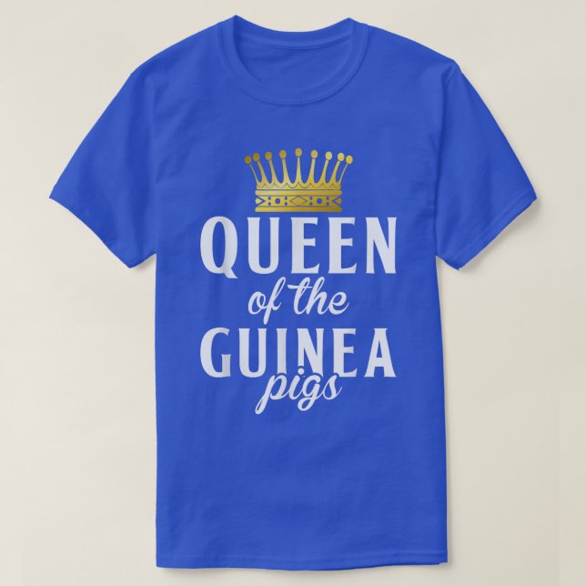 T-shirt Reine des mignons cochons de Guinée (Design devant)