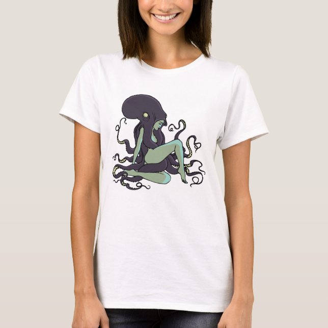 T-shirt Reine des poulpes (Devant)