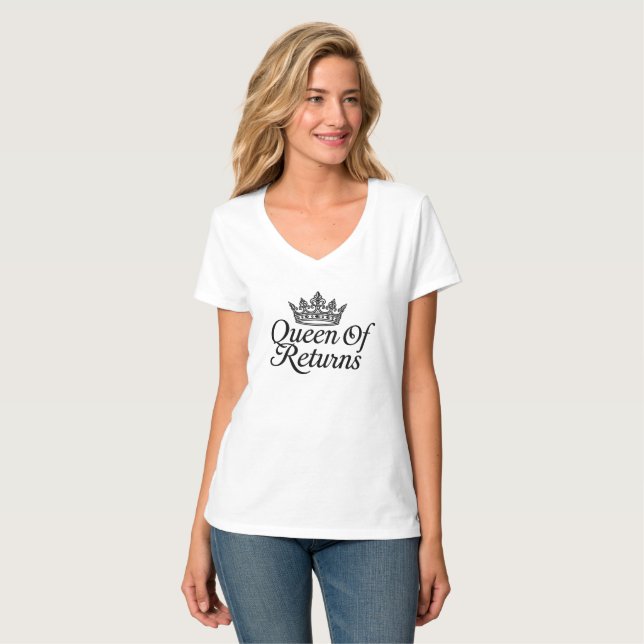 T-shirt Reine des Retours (Devant entier)