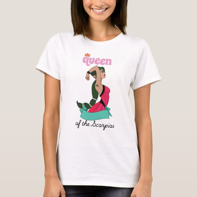 T-shirt Reine des Scorpios (Devant)