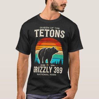 T-shirt Reine Des Tétons Grizzly 399 Pa Nationale