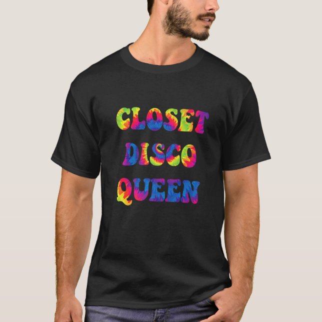 T-shirt Reine discothèque cachée Rétro cool Argot des anné (Devant)