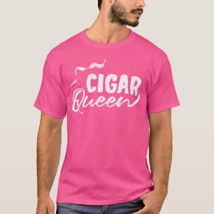 T-shirt Reine du cigare Fumeur de cigare Tabac Fumeur Cuba