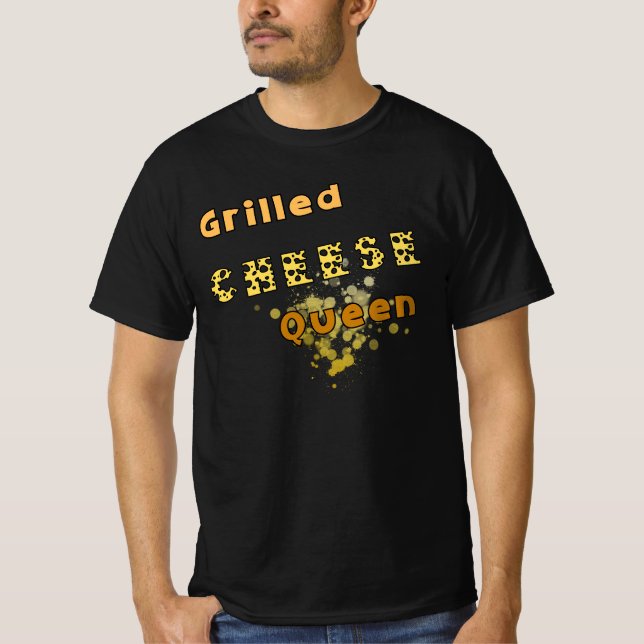 T-shirt Reine du fromage grillé (Devant)