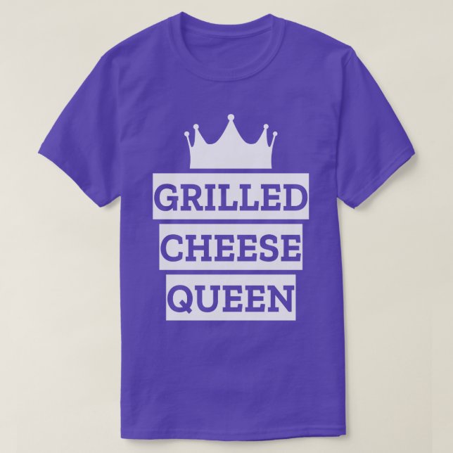 T-shirt Reine du fromage grillé (Design devant)