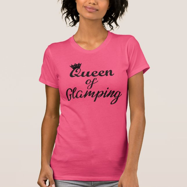 T-shirt "Reine du glamour" (Devant)