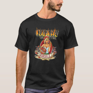 T-shirt Reine Du Grill Pour Les Femmes Qui Aiment Griller