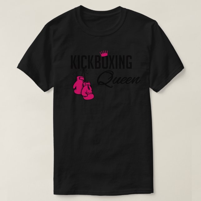 T-shirt reine du Kickboxing (Design devant)