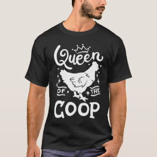 T-shirt Reine Du Poulailler Maman Poulet Dame Poulet