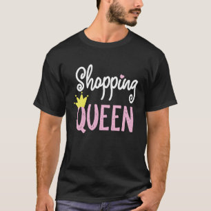 T-shirt reine du shopping black friday xmas jour après tha