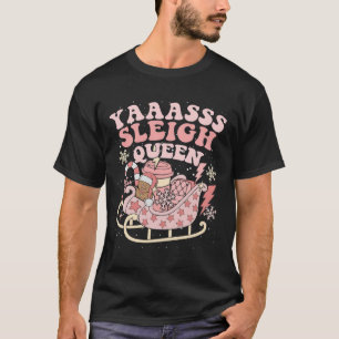 T-shirt Reine du traîneau Yaas Fille du traîneau Noël P