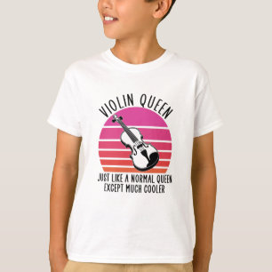T-shirt Reine du violon