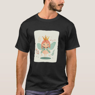 T-shirt Reine Fée Enjouée de Magie avec beaucoup de Fantai